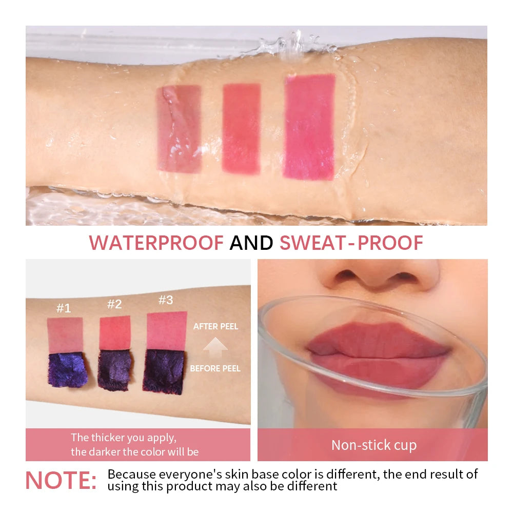 Long Lasting Lip Tint – Korean Matte Waterproof Liquid Lipstick