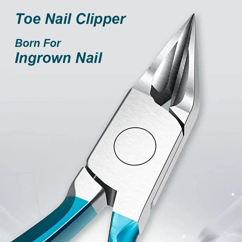 Professional Toenail Clipper for Thick & Ingrown Nails – Stainless Steel Podiatrist Nipper