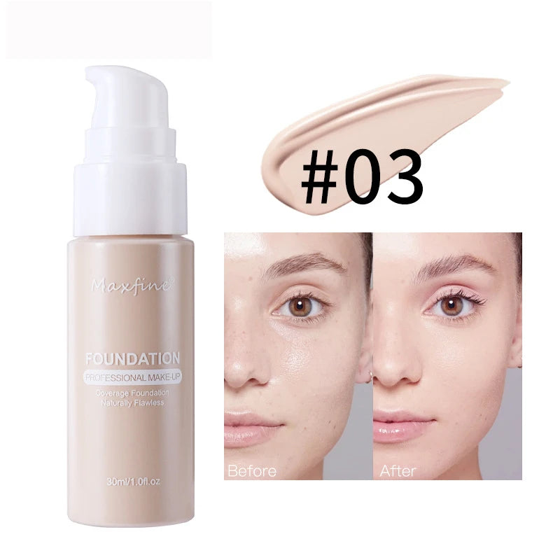 Liquid Foundation – Waterproof Long-Lasting Full Coverage Concealer