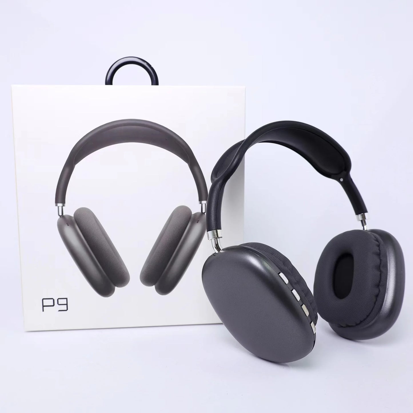 P9 Wireless Bluetooth Headphones – Noise Cancelling Over-Ear Headset with Mic & 360° Surround Sound