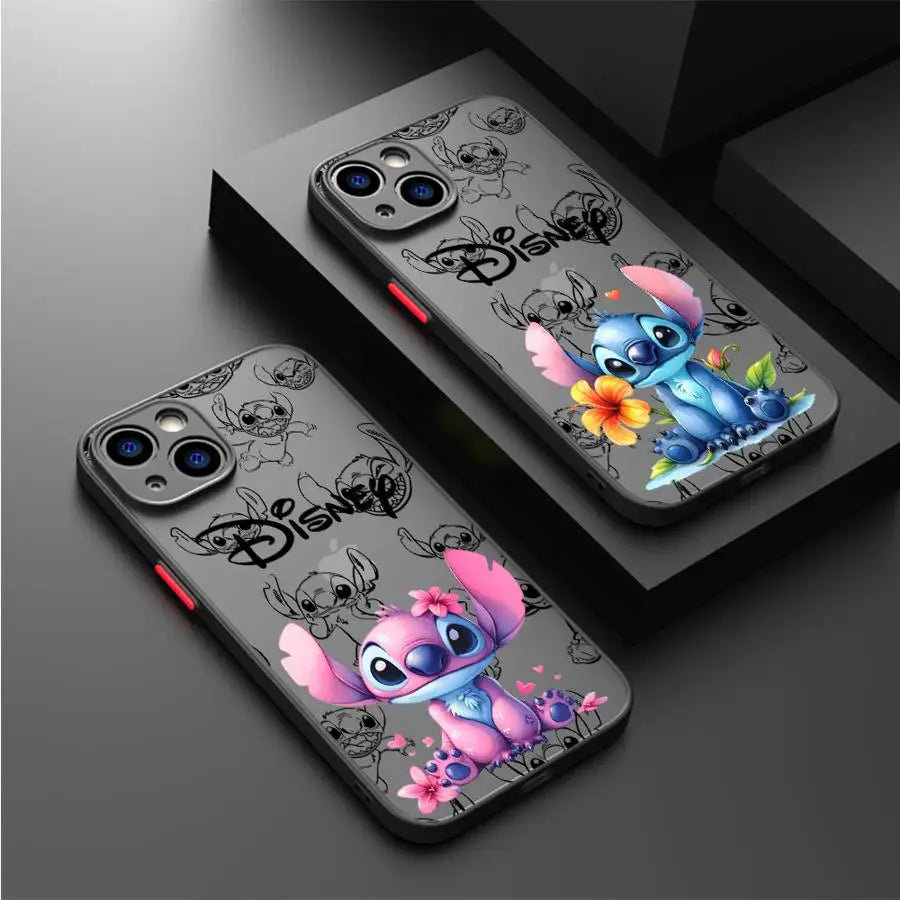 Matte Shockproof Cartoon Phone Case for iPhone – Soft Protective Cover
