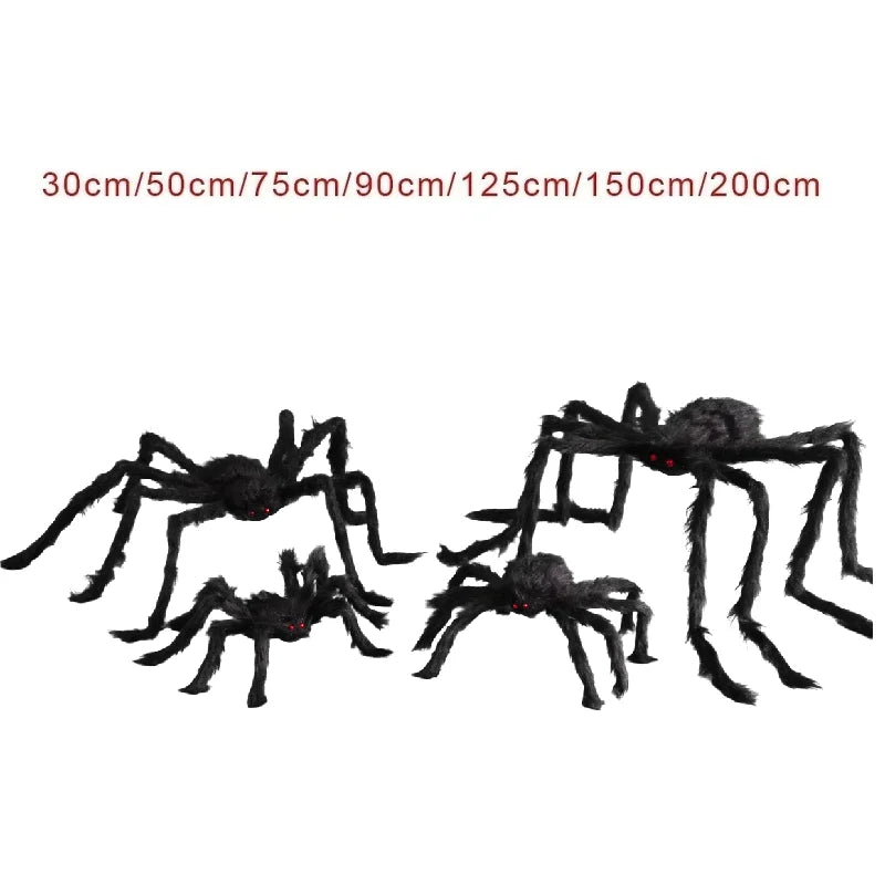 Giant Plush Spider Halloween Decoration – Realistic, Creepy, and Perfect for Indoor or Outdoor Use