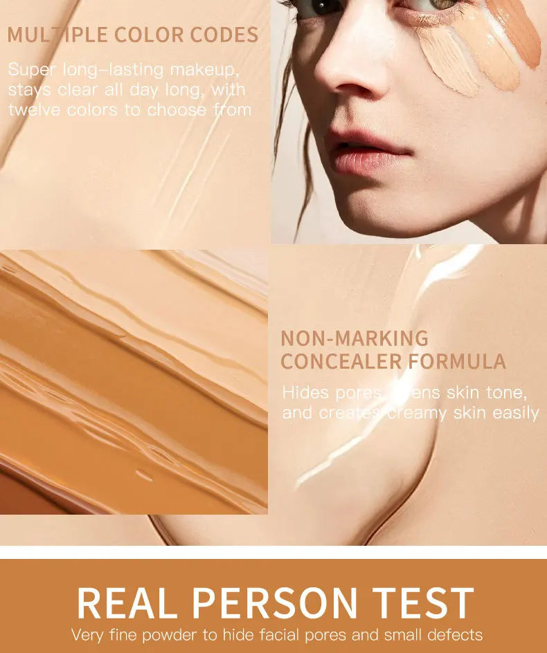 Liquid Foundation – Waterproof Long-Lasting Full Coverage Concealer