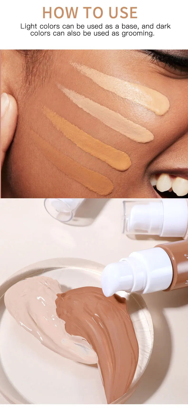 Liquid Foundation – Waterproof Long-Lasting Full Coverage Concealer