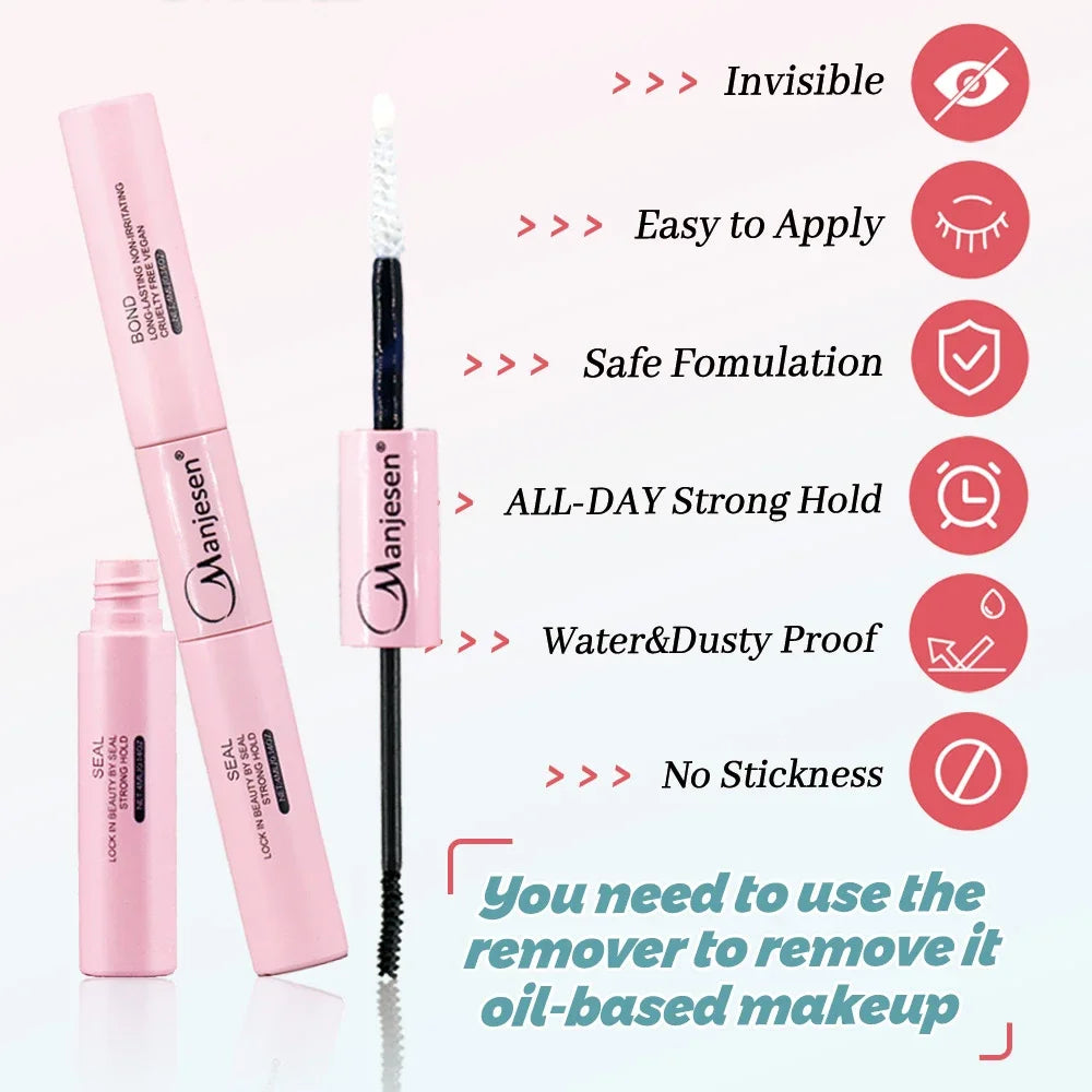 DIY Eyelash Extension Kit – 200 PCS Lash Clusters with Bond & Seal