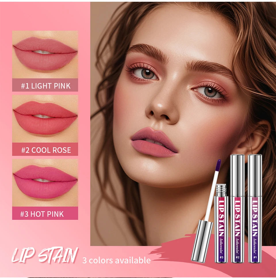 Long Lasting Lip Tint – Korean Matte Waterproof Liquid Lipstick