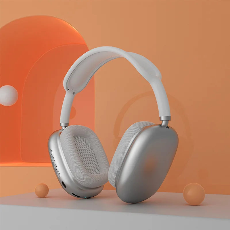 P9 Wireless Bluetooth Headphones – Noise Cancelling Over-Ear Headset with Mic & 360° Surround Sound