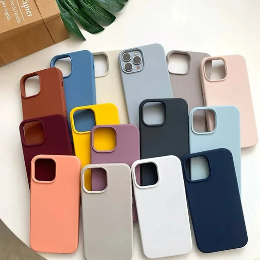 Liquid Silicone Soft Case for iPhone