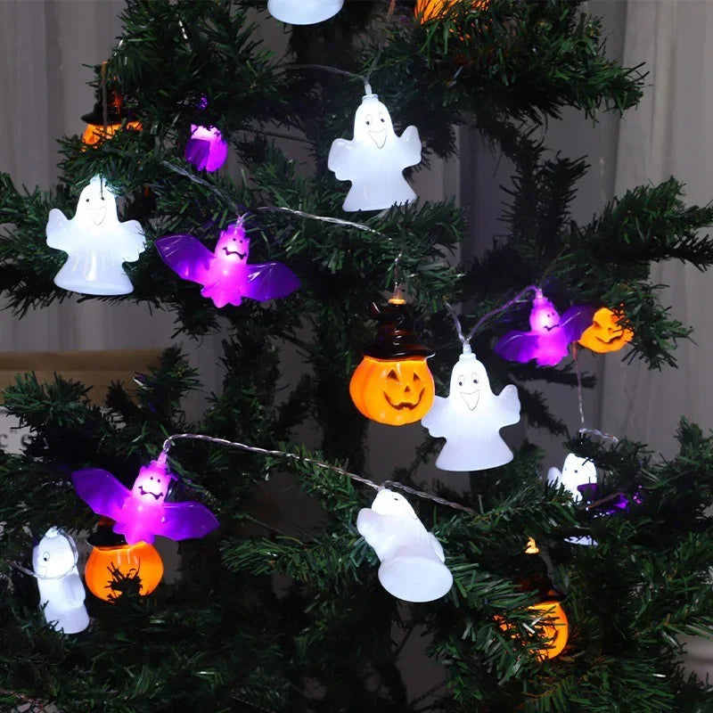 Halloween LED Pumpkin String Lights Bright, Festive, and Perfect for Any Halloween Setup