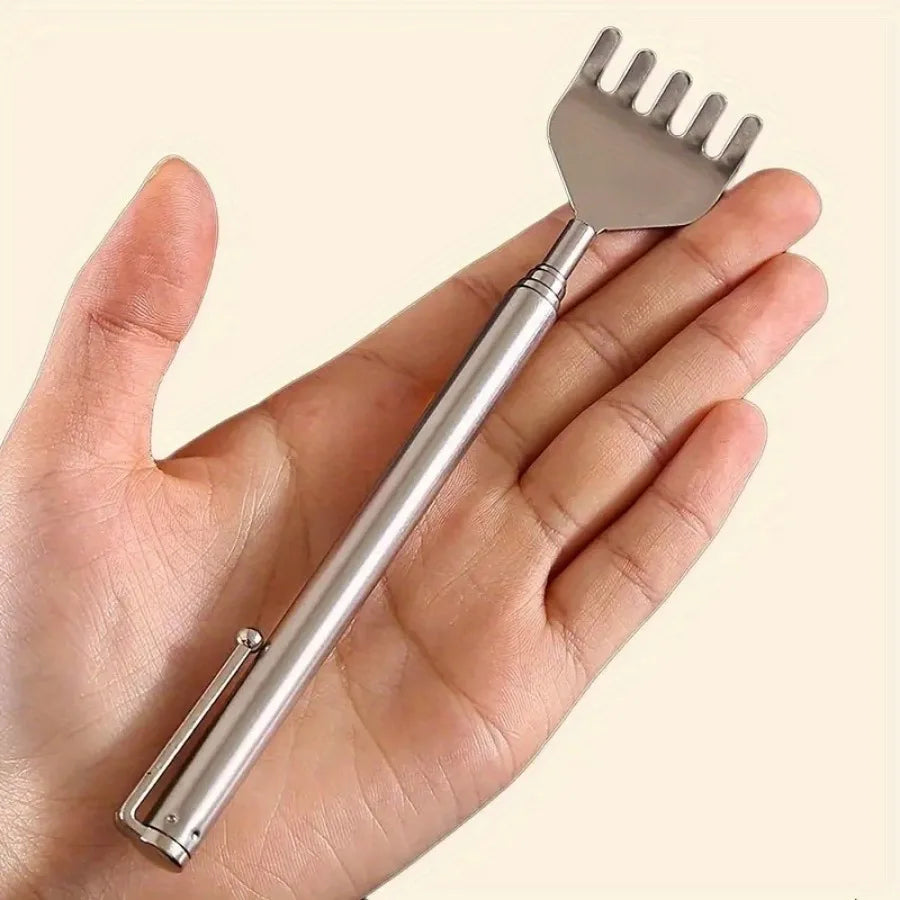 Telescopic Back Scratcher – Extendable Stainless Steel