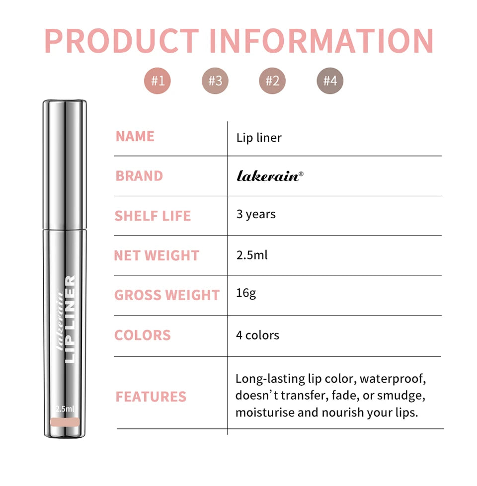 Waterproof Peel-Off Lip Liner – Long Lasting Matte Tattoo Lip Gloss & Lip Tint