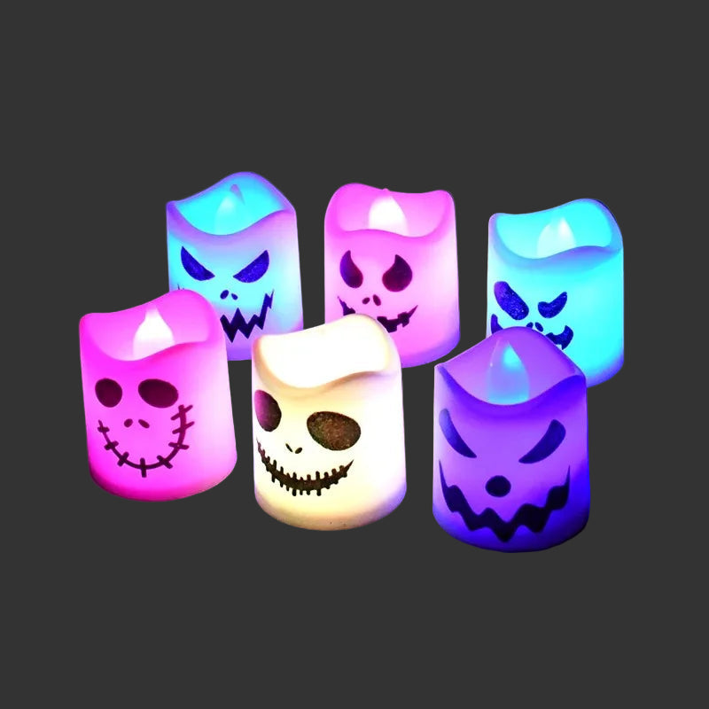 Halloween LED Ghost Pumpkin Lights – Glowing, Fun, and Perfect for Every Celebration