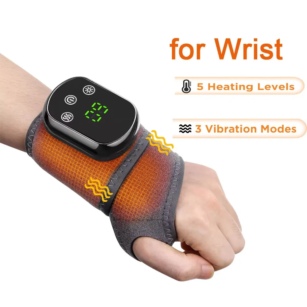 Electric Ankle & Wrist Massager – Hot Compress & Vibration Support