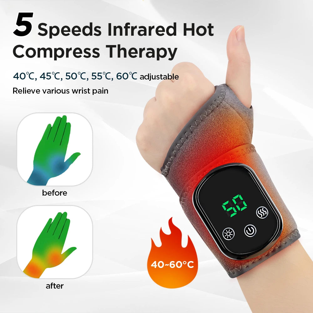 Electric Heating Wrist & Ankle Massager – Heat & Vibration Therapy