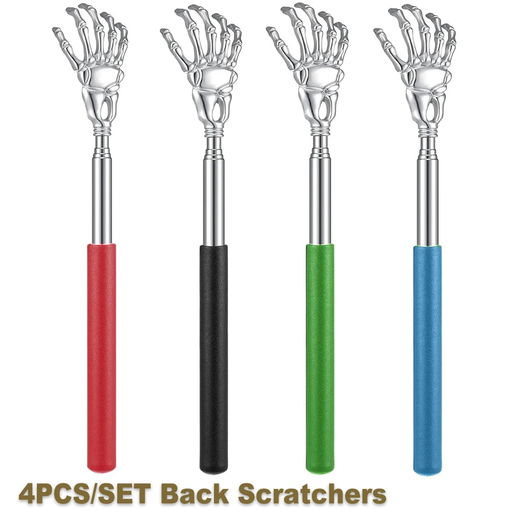 Portable Extendable Back Scratcher – Stainless Steel Telescopic Massager