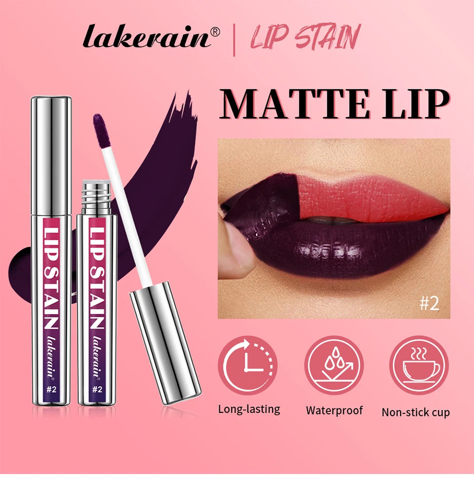 Long Lasting Lip Tint – Korean Matte Waterproof Liquid Lipstick