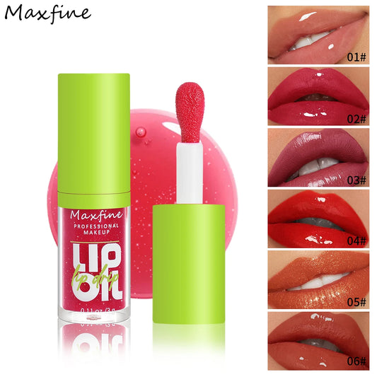 Moisturizing Lip Oil Gloss – Transparent Nourishing Lip Enhancer
