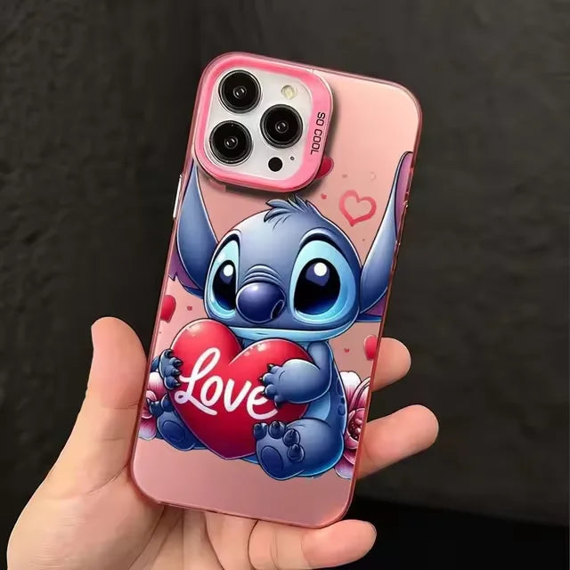 Cartoon Stitch Phone Case for iPhone – Soft Silicone Shockproof Cover