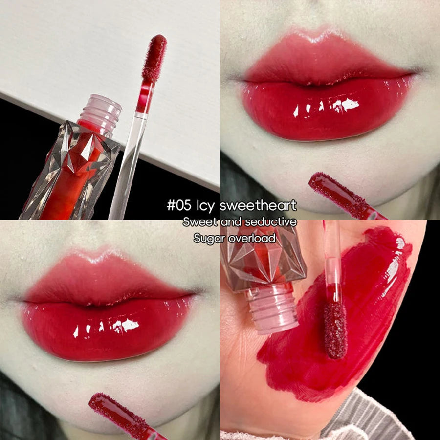Long Lasting Lip Gloss – Moisturizing Waterproof Mirror Shine Lip Color