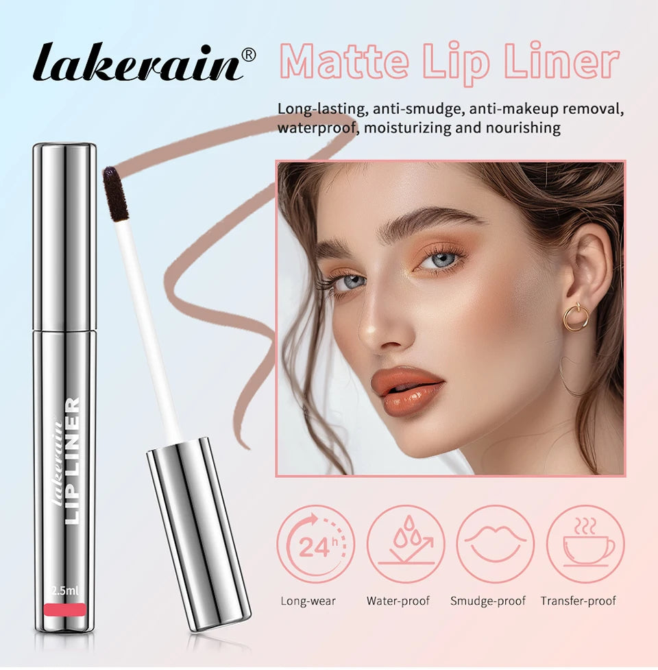 Waterproof Peel-Off Lip Liner – Long Lasting Matte Tattoo Lip Gloss & Lip Tint