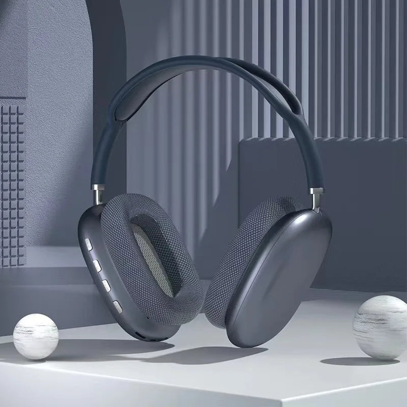 P9 Wireless Bluetooth Headphones – Noise Cancelling Over-Ear Headset with Mic & 360° Surround Sound