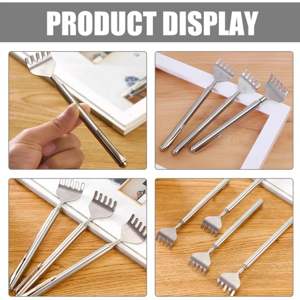 Telescopic Back Scratcher – Extendable Stainless Steel