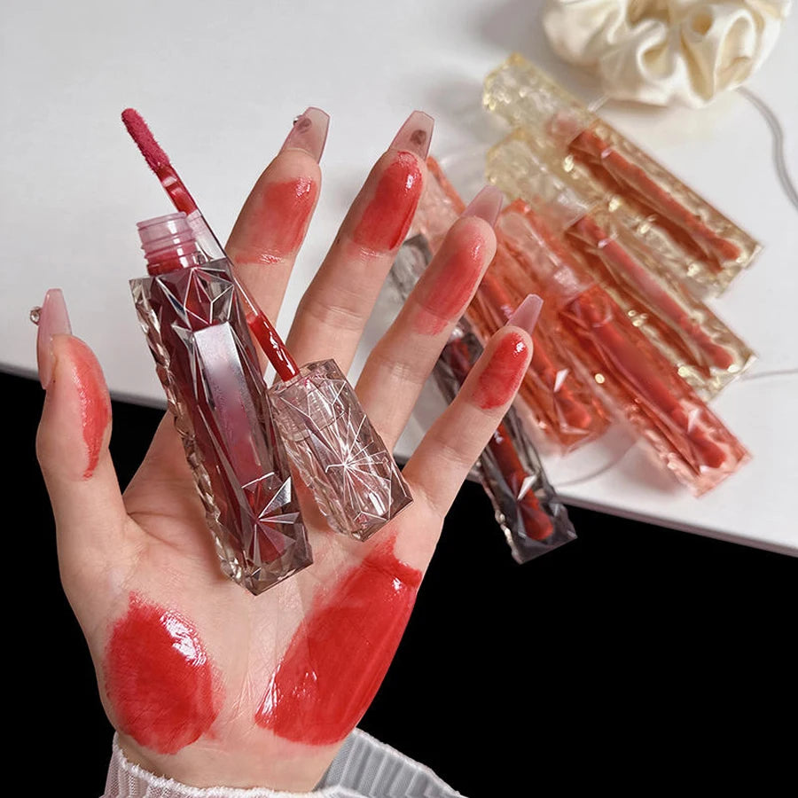 Long Lasting Lip Gloss – Moisturizing Waterproof Mirror Shine Lip Color
