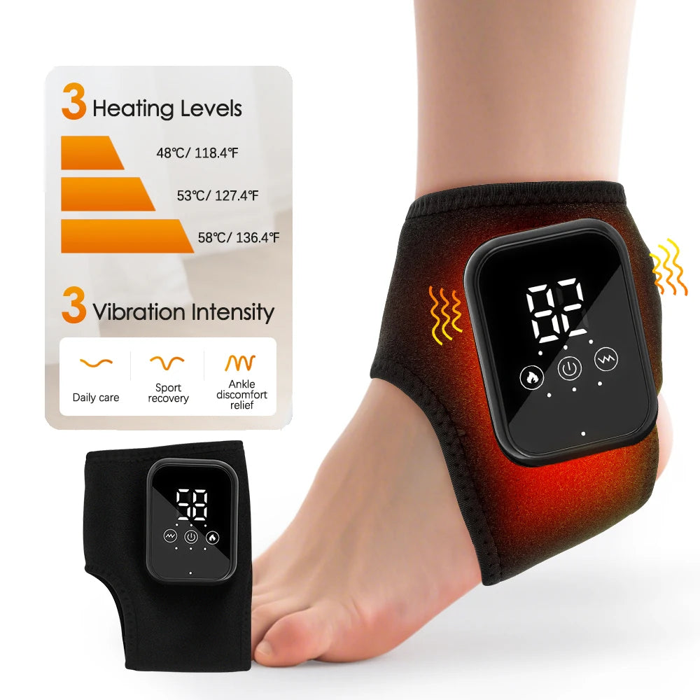 Electric Heating Wrist & Ankle Massager – Heat & Vibration Therapy