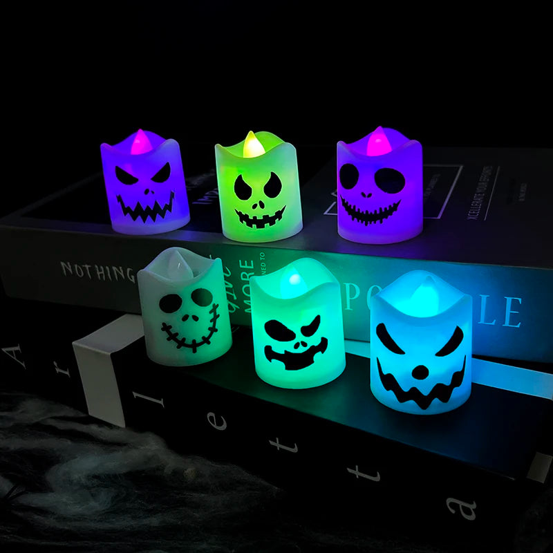 Halloween LED Ghost Pumpkin Lights – Glowing, Fun, and Perfect for Every Celebration