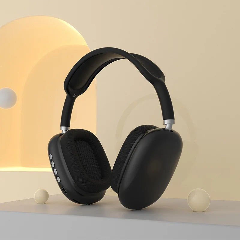 P9 Wireless Bluetooth Headphones – Noise Cancelling Over-Ear Headset with Mic & 360° Surround Sound