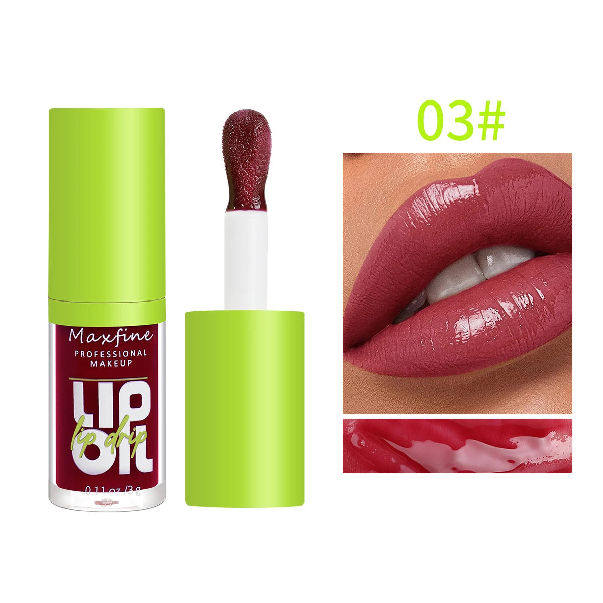 Moisturizing Lip Oil Gloss – Transparent Nourishing Lip Enhancer