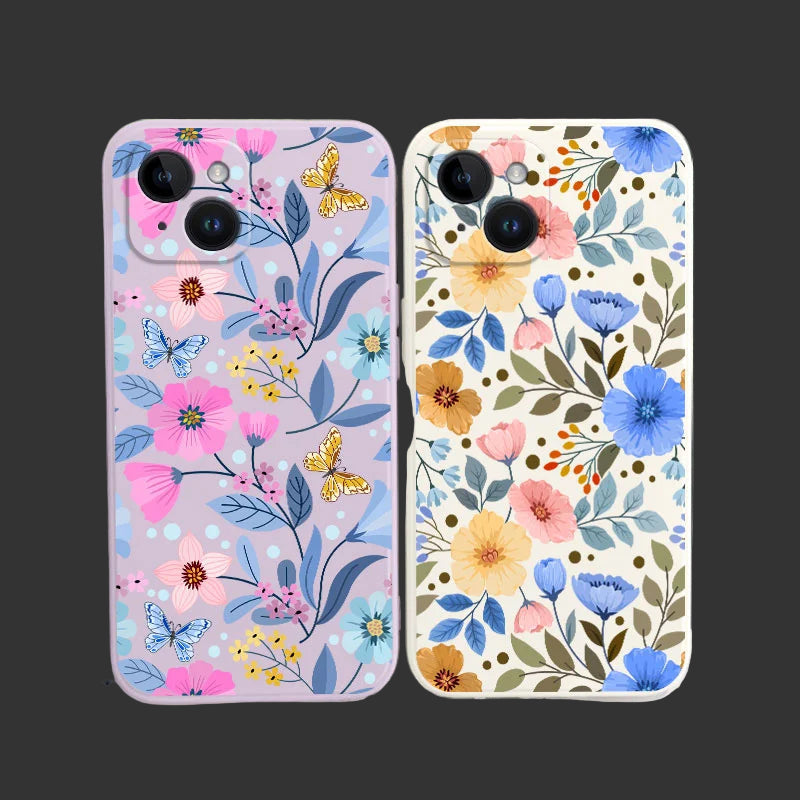 Miss Pattern Flower Phone Case – Stylish & Protective