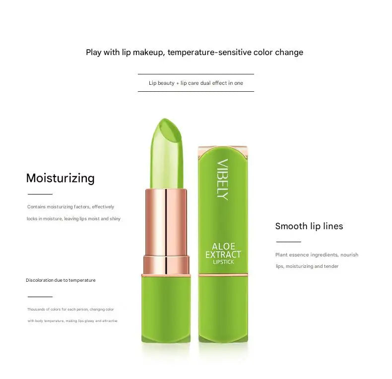 Lip Balm with Aloe Vera – Moisturizing Natural Lipstick