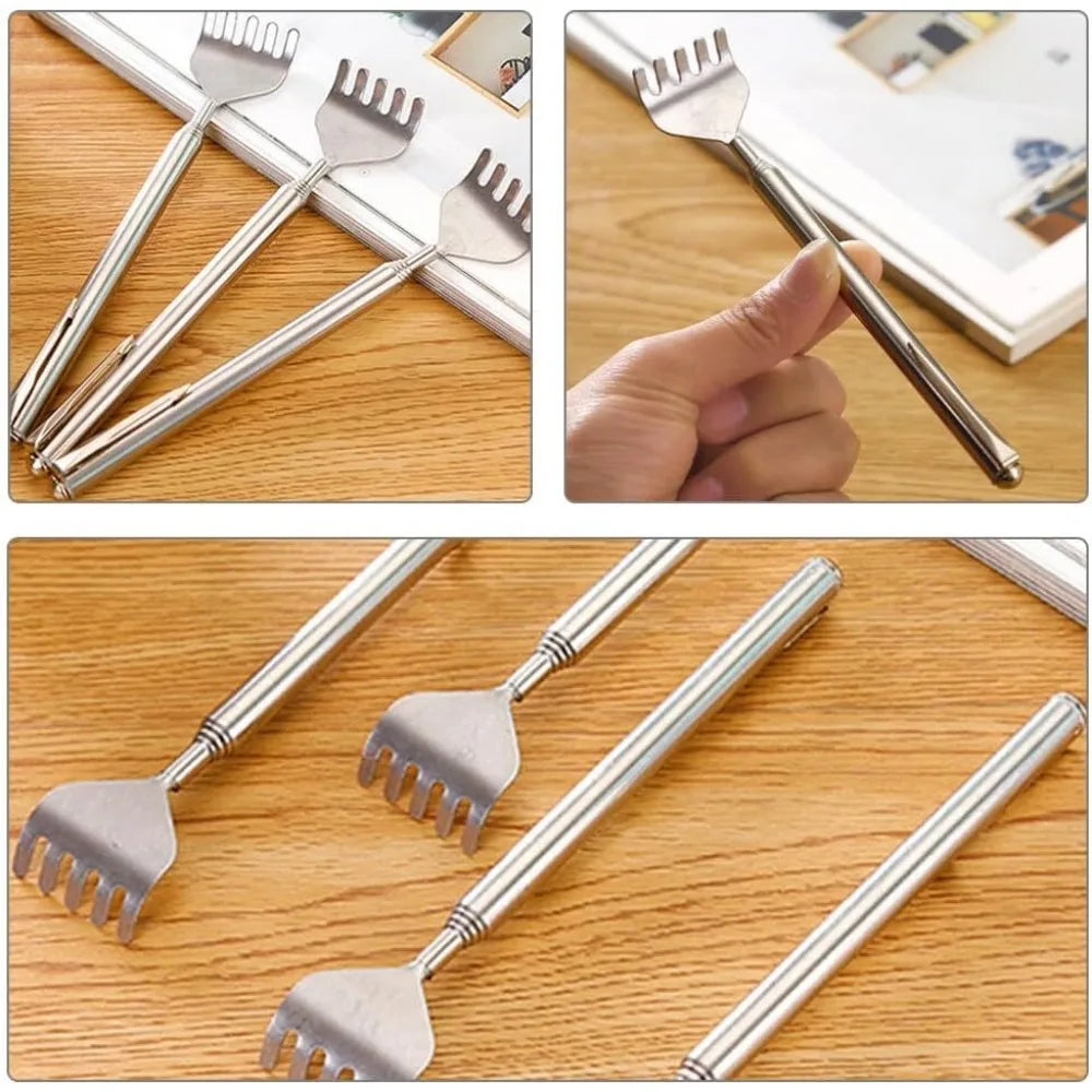 Telescopic Back Scratcher – Extendable Stainless Steel