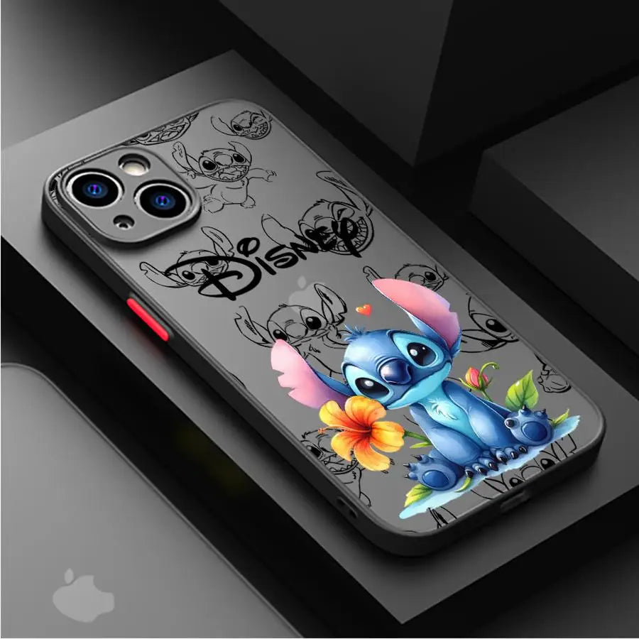Matte Shockproof Cartoon Phone Case for iPhone – Soft Protective Cover