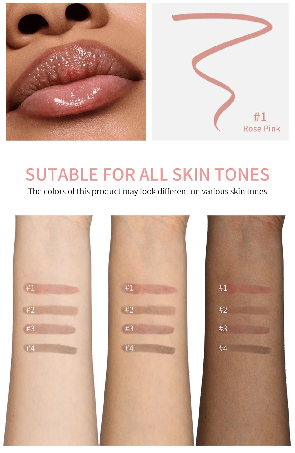 Waterproof Peel-Off Lip Liner – Long Lasting Matte Tattoo Lip Gloss & Lip Tint