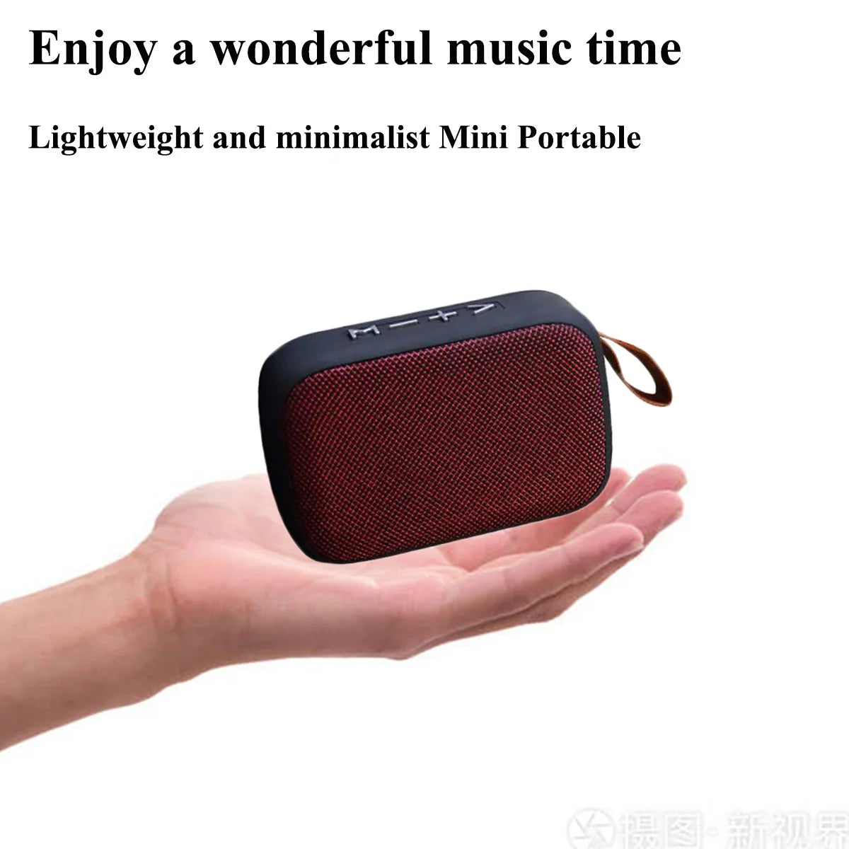 Portable Bluetooth 5.0 Mini Speaker – Outdoor Wireless Loudspeaker with HiFi 3D Stereo Sound