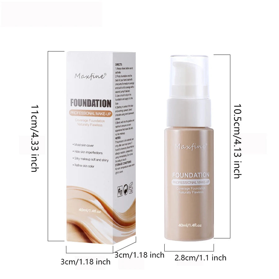 Liquid Foundation – Waterproof Long-Lasting Full Coverage Concealer
