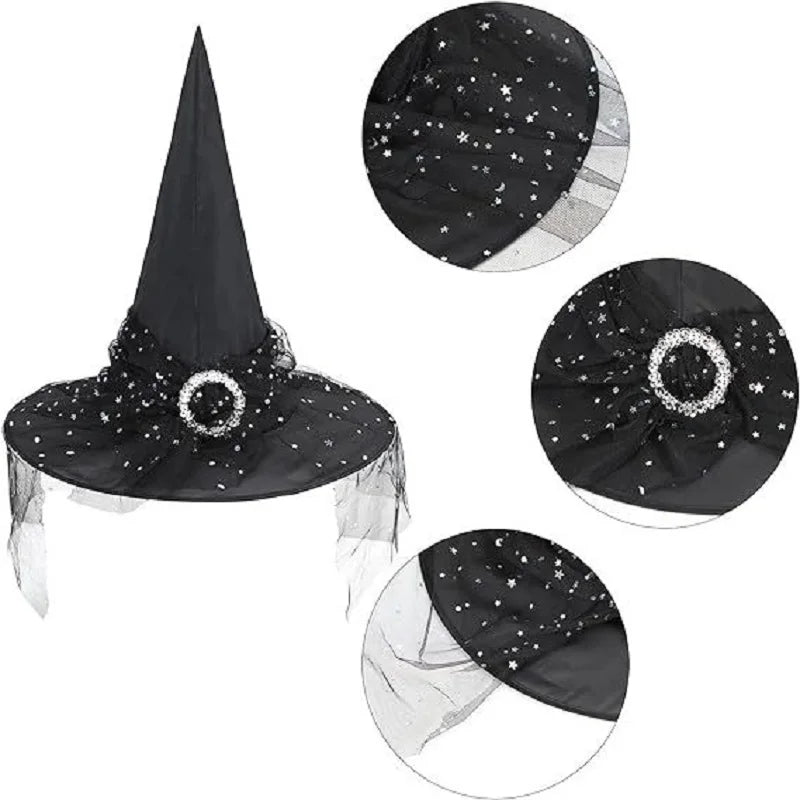 Halloween Witch Hat Elegant, Spooky, and Perfect for Every Costume