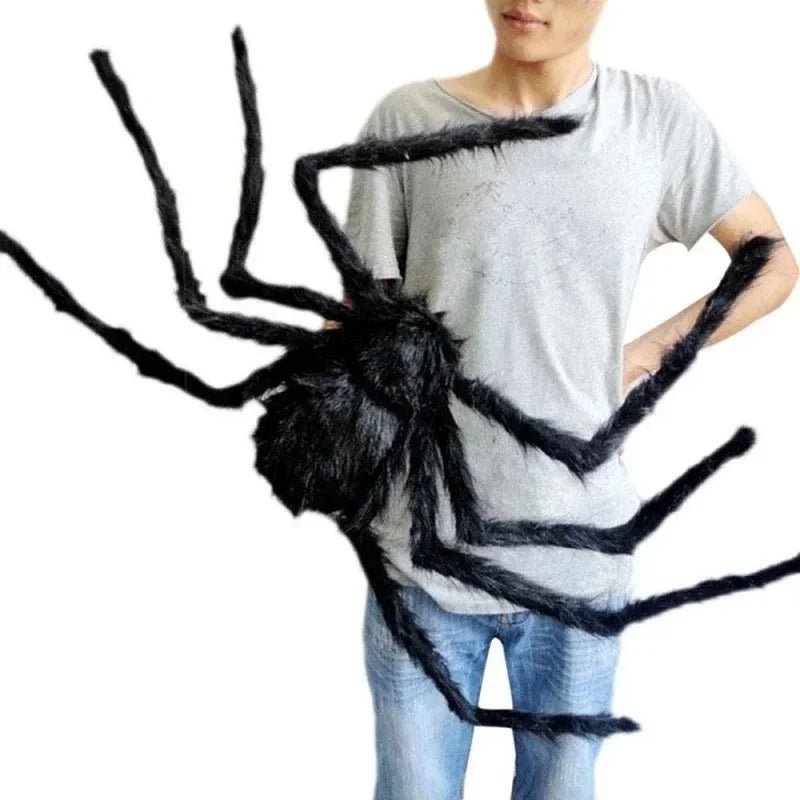 Giant Plush Spider Halloween Decoration – Realistic, Creepy, and Perfect for Indoor or Outdoor Use