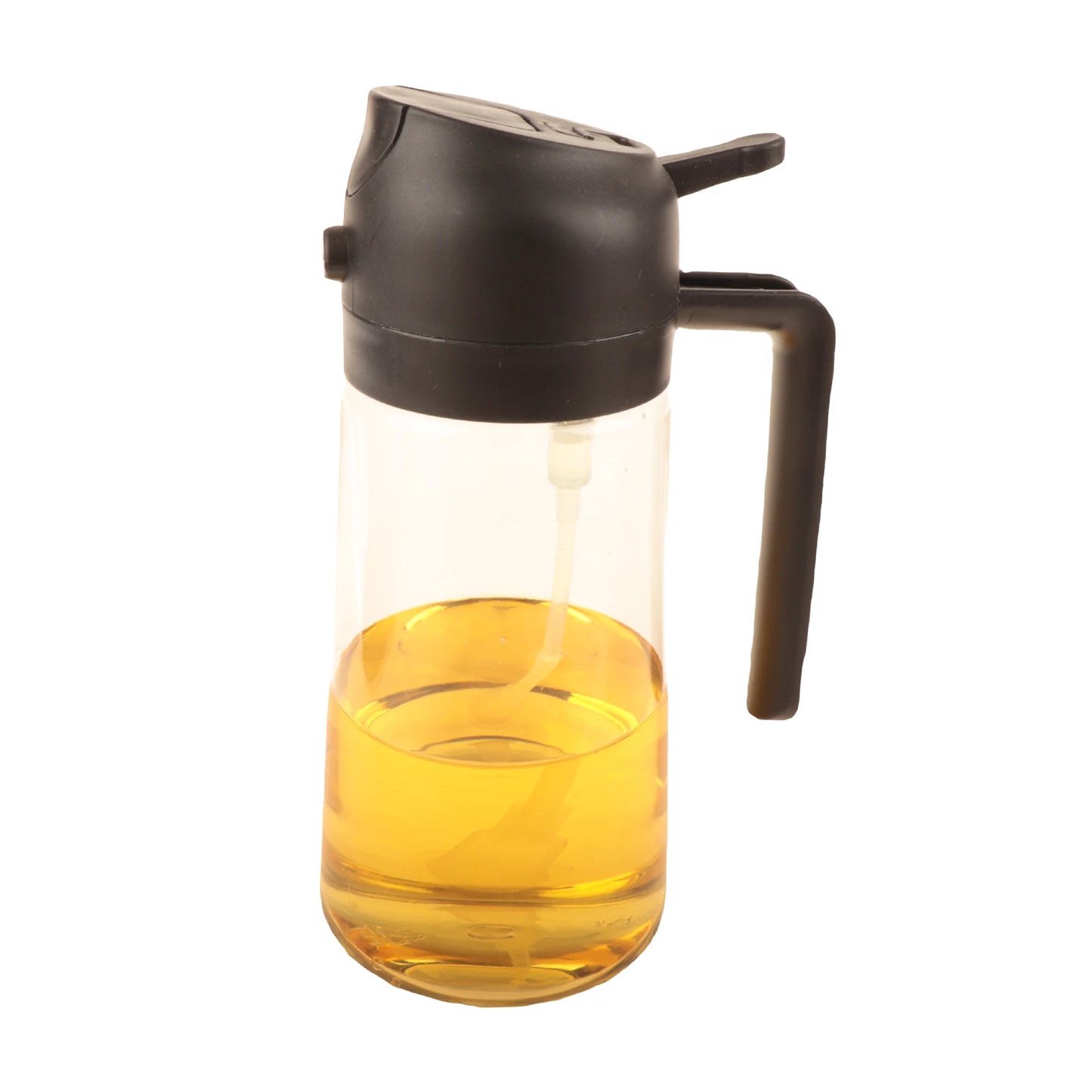 2 in 1 Olive Oil Dispenser and Sprayer – 16oz Bottle for Kitchen Use